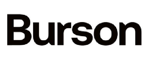 Burson logo in black text on white background.